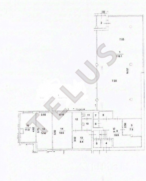 Продается торговое помещение 217.20 м², Москва, ул. Октябрьская, 89, ID объекта 7862 - 5