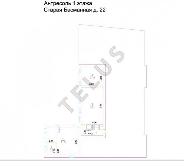   ул. Старая Басманная, 22.Здание, ID объекта 7800 - 7