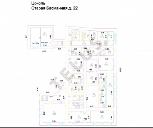 ул Старая Басманная. 1 082.70 кв.м. Продажа , ID объекта 7800 - 5