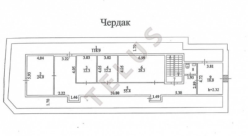   пер. Озерковский, 1/18.Здание, ID объекта 4666 - 15