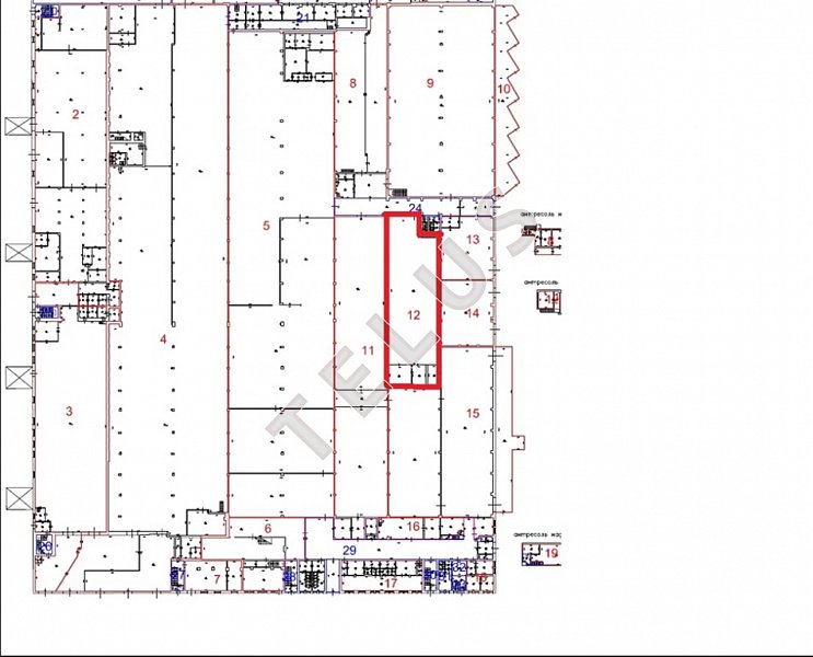 Продается склад 703.80 м², МО, Город Подольск ул. Ленина, 1к13, ID объекта 7840 - 10