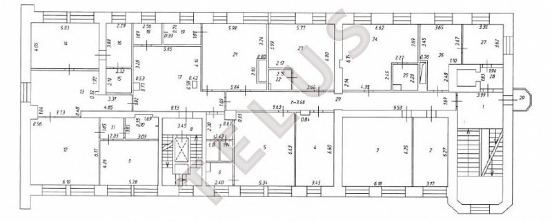 Продается офис 3331 м², Москва, ул. Мясницкая, 13С1, ID объекта 7809 - 11