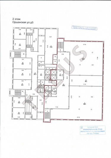   ул. оршанская, 5.Офисные помещения, ID объекта 5052 - 12
