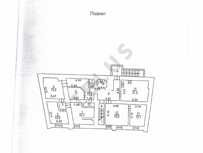   ул. Малый татарский.Офисные помещения, ID объекта 2771 - 4