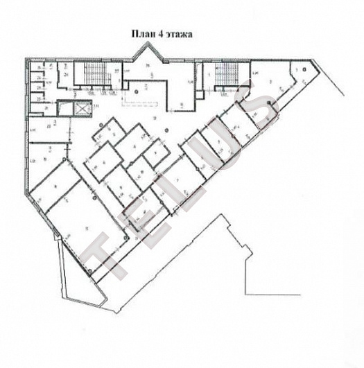   ул. Новослободская, 16.Офисные помещения, ID объекта 5275 - 16