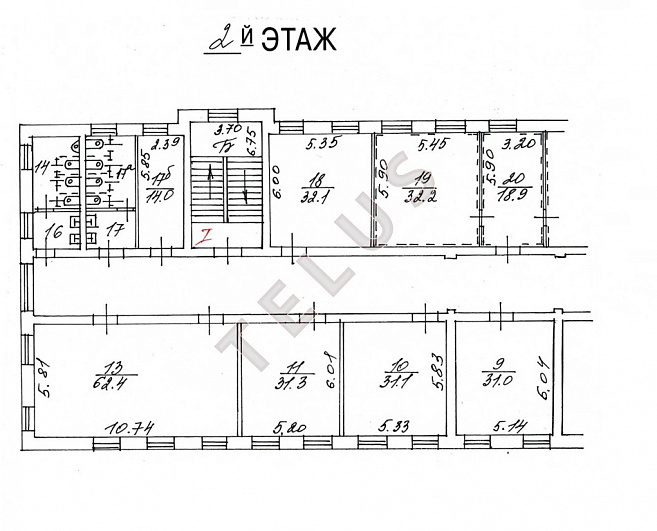  ул. Парковая 14-я, 8.Офисные помещения, ID объекта 4708 - 22