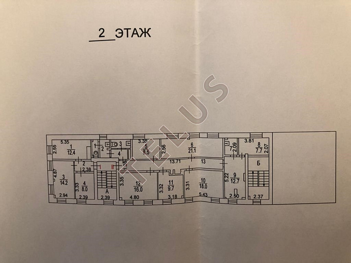   ул. Андроньевская площадь, 6 с 2.Офисные помещения, ID объекта 5110 - 17