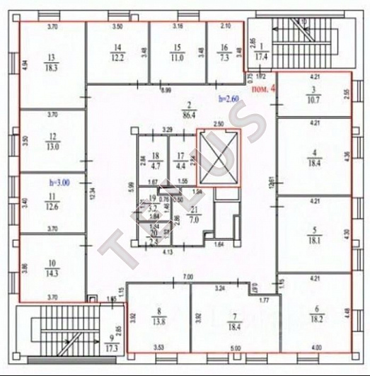 Город Балашиха,  б-р Горенский, 3А.Здание, ID объекта 8387 - 24