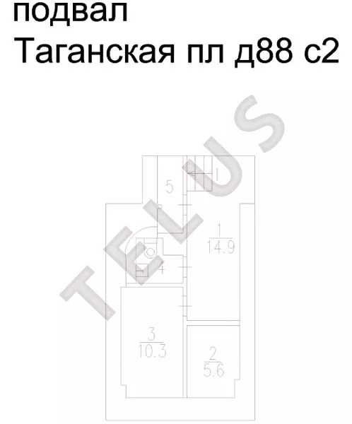   пл. Таганская, 88.Здание, ID объекта 7871 - 9