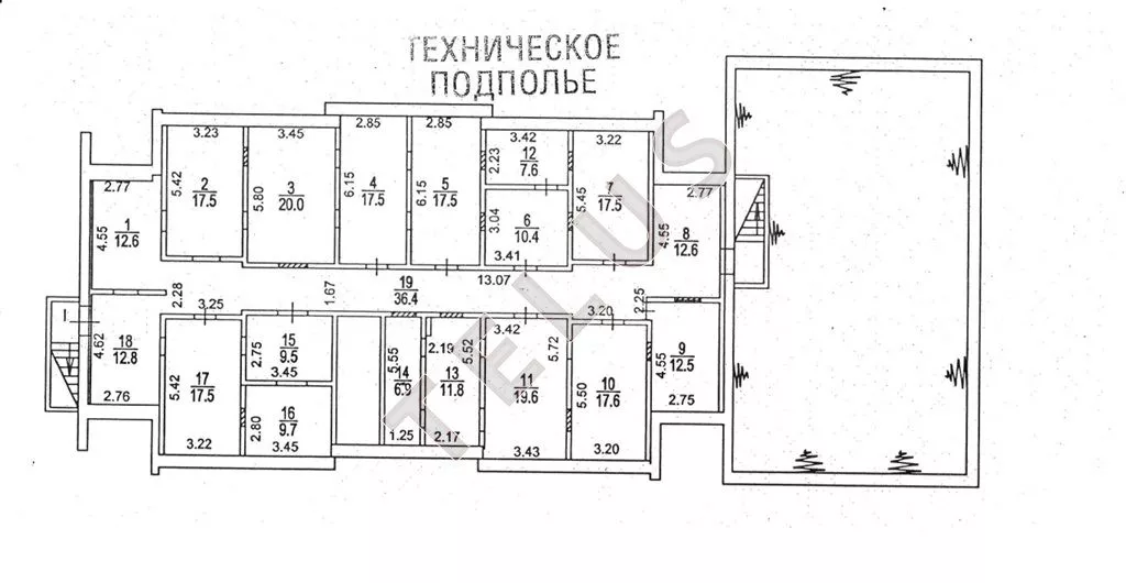 Продается торговое помещение 1197 м², Москва, проезд Строительный, 3а