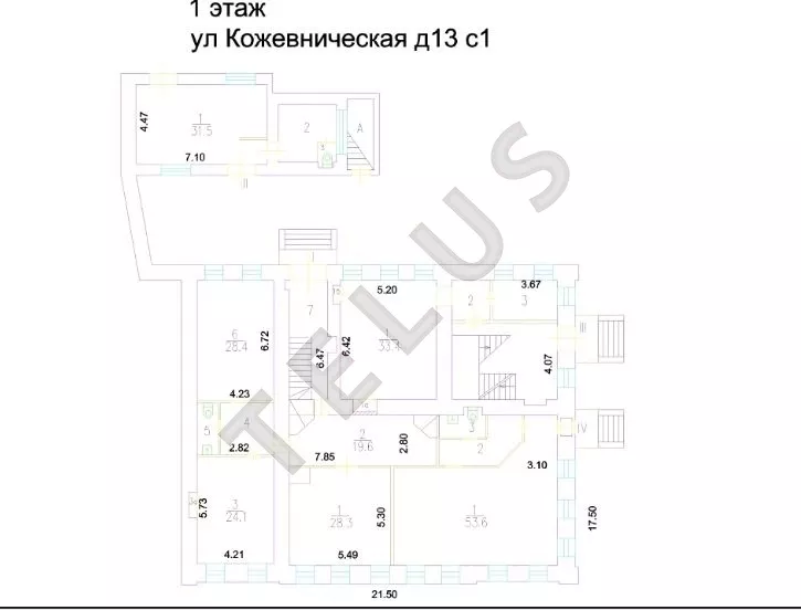 Здание на Кожевнической, ID объекта 5342 - 70
