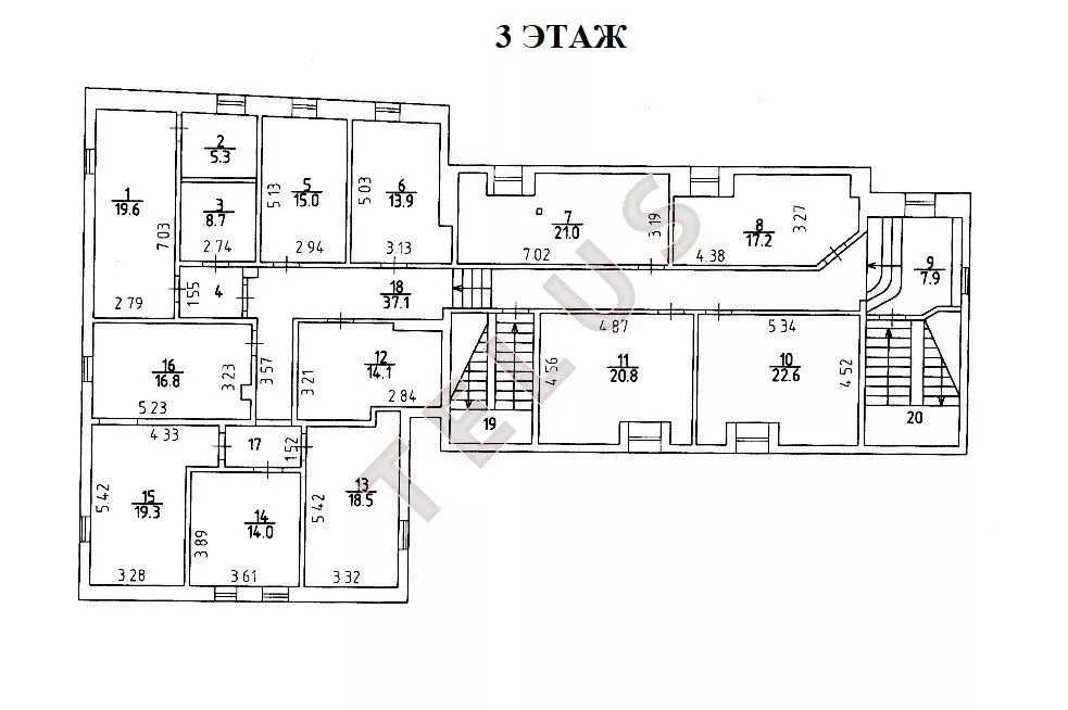 Отдельно стоящее трехэтажное здание в ЦАО. Общая площадь 963,1 кв.м.Площадь первого этажа - 323 кв.м. На нём расположены...